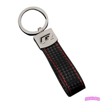 BRELOK smycz DO KLUCZY logo VW VOLKSWAGEN R elegancki czarny