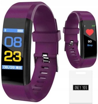 Smartband inteligentna opaska krokomierz czarna