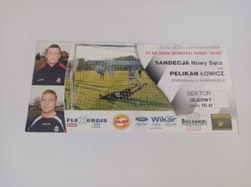 SANDECJA NOWY SĄCZ - PELIKAN ŁOWICZ 21-03-2009