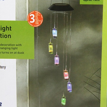 Светодиодные солнечные фонари, подвесные маленькие декоративные бутылки