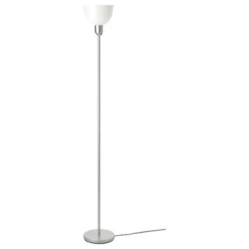 IKEA HEKTOGRAM Lampa podłogowa SREBRNY