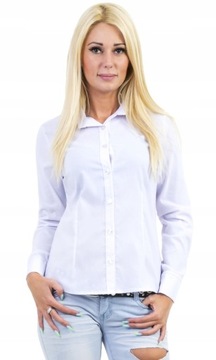 U20 BIAŁA KOSZULA DŁUGI RĘKAW r. 50