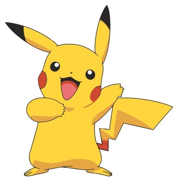 NAKLEJKA NA OKNO LUSTRO SZYBĘ POKEMONY PIKACHU