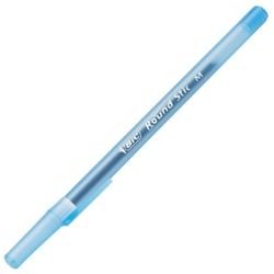 10 КРУГЛЫХ СИНИХ ШАРИКОВЫХ РУЧКОВ