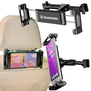 ДЕРЖАТЕЛЬ ПЛАНШЕТА для АВТОМОБИЛЯ Подголовник для планшета АВТОМОБИЛЬНЫЙ ТЕЛЕФОН 4.7 - 13