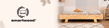Детская односпальная деревянная кровать Puzzle 190x80 см Белая с каркасом