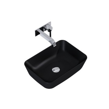 UMYWALKA NABLATOWA RENI 46x33 BLATOWA BLACK CZARNA