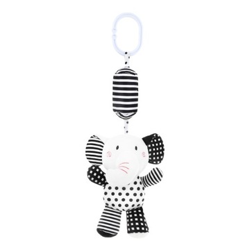 ZAWIESZKA GRZECHOTKA SENSORYCZNA SŁONIK KONTRAST