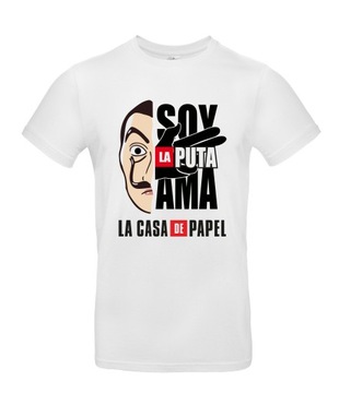 Koszulka DOM Z PAPIERU La Casa De Papel L LC01MW