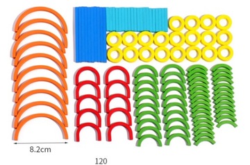 ПАЗЛ ДЕРЕВЯННЫЕ БЛОКИ ЦВЕТНЫЕ ПАЛОЧКИ МОНТЕССОРИ ТВОРЧЕСКИЙ НАБОР