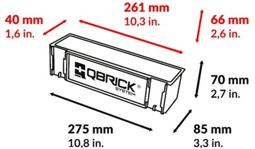 Qbrick System Custom Long Iments Holder Halling для длинных элементов