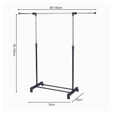 ВЫДВИЖНАЯ ВЕШАЛКА ДЛЯ ОДЕЖДЫ ДЛЯ ШКАФА