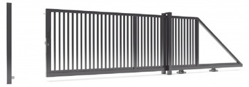 SKYROCKET BR2332 Калитка для забора оцинкованная RAL Антрацит 100х120 см