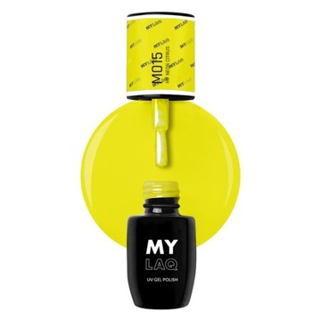 MYLAQ Lakier Hybrydowy M015 My Neon Citrus 5 ml
