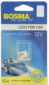 ŻARÓWKA 12V 1xLED T05 BIAŁA 6000K Bosma 4 szt