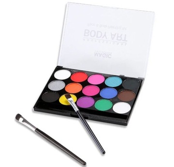 КРАСКИ ДЛЯ КРАСКИ ДЛЯ ЛИЦА МОЮЩИЕСЯ КРАСКИ ДЛЯ ТЕЛА НАБОР ИЗ 15 ЦВЕТОВ ДЛЯ ДЕТЕЙ