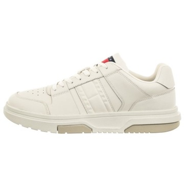 Buty Sneakersy Męskie Tommy Hilfiger The Brooklyn Leather Ecru Białe