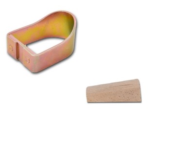 PIERŚCIEŃ DO KOSY METALOWY+KLIN