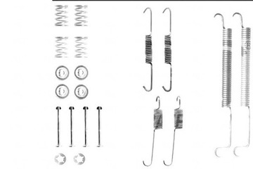 ПРУЖИНЫ ДЛЯ ТОРМОЗНЫХ КОЛОДОК. СИТРОЕН ПЕЖО РЕНО