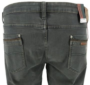 SPODNIE MĘSKIE JEANS GRAFIT BM082 W46 119-123 CM