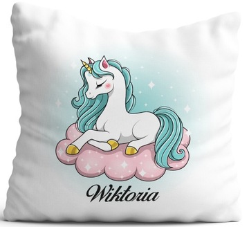 Poduszka Unicorn Jednorożec z Imieniem Prezent