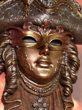 Подвеска «ВЕНЕЦИОНСКАЯ МАСКА ПИРАТСКАЯ ШЛЯПА» в ПОДАРОК