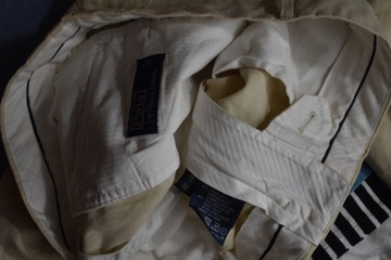 Ralph Lauren spodnie męskie W32L32 chino len jedwab