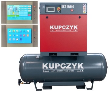 Kompresor śrubowy olejowy wyciszony Kupczyk KKS 15/500 1600 l/min