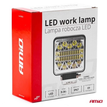 РАБОЧАЯ ЛАМПА ГАЛОГЕННАЯ ПОИСК 9-36В 26LED 2080лм