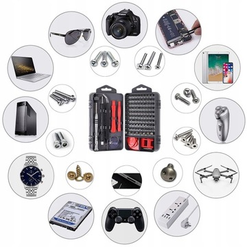 НАБОР ТОЧНЫХ ОТВЕРТОК-БИТ RT0140 ДЛЯ ТЕЛЕФОНОВ И ПЛАНШЕТОВ 110в1