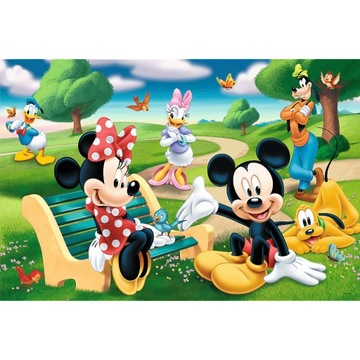 PUZZLE 24 MAXI DUŻE MYSZKA MIKI MINNIE PLUTO KACZOR DONALD GOOFY 3+ TREFL