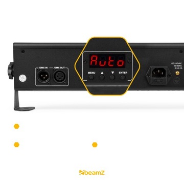 Лучевая ультрафиолетовая лента BUV243 DMX 2х12 светодиодов Beamz