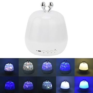 Звездный светодиодный проектор, 3 цвета, регулируемый, 12