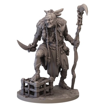 GH Wicked witch wiedźma Figurka RPG 8k