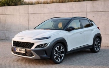 Hyundai Kona I Crossover Facelifting 1.6 T-GDI 198KM 2021 Hyundai Kona 1.6 T-GDI 198KM 7DCT AWD Premium Pakiet Leather LED SalonPL S, zdjęcie 1