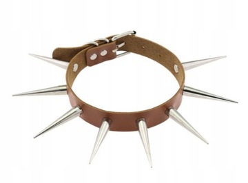 naszyjnik choker bardzo długie kolce - 11