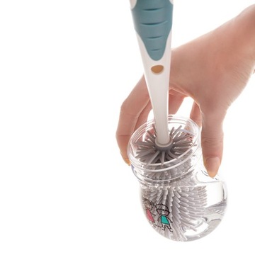 СИЛИКОНОВАЯ ЩЕТКА AKUKU ДЛЯ БУТЫЛОЧОК И СОСКОК