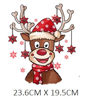 ТЕРМОНАКЛЕЙКА ДЛЯ АППИКАЦИИ РОЖДЕСТВЕНСКИЙ ОЛЕНЬ S-26/B