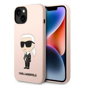 Etui KARL LAGERFELD pokrowiec Silikon nakładka case Cover do iPhone 13 / 14