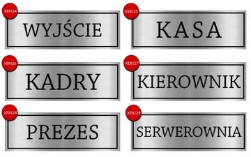 TABLICZKA na Drzwi Oznaczenia do BIURA Różne WZORY