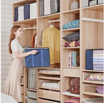 СУМКА Чехол-чехол для ХРАНЕНИЯ Одежды Постельное белье 84л Органайзер 4 шт.