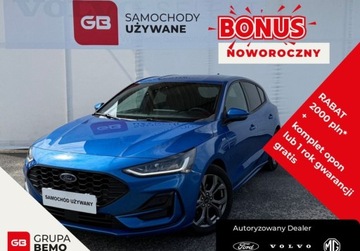 Ford Focus IV Hatchback Facelifting 1.0 EcoBoost 125KM 2024 Ford Focus OFERTA NOWOROCZNA 1.0 EcoBoost125KM mHEV ST-Line Salon PL ASO F