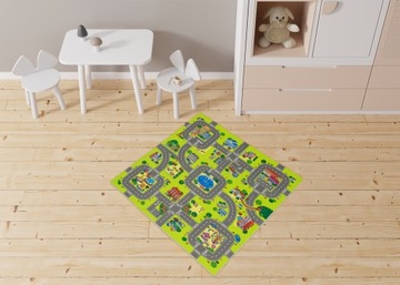 ПЕННЫЙ ПАЗЛ ПЕННЫЙ КОВРИК УЛИЦЫ ГОРОДА ДОРОГИ