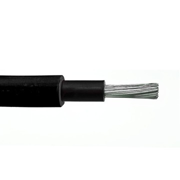 Kabel solarny 6mm (czarny) 1mb. PV fotowoltaika