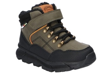 AMERICAN CLUB XD140 OCIEPLANE TRZEWIKI BUTY ZIMOWE DZIECIĘCE NA RZEP K 28