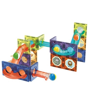 МАГНИТНЫЕ КОНСТРУКЦИОННЫЕ БЛОКИ СВЕТЯЩАЯСЯ ДОРОЖКА 40 шт.