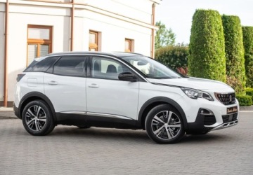 Peugeot 3008 II Crossover 2.0 BlueHDi 150KM 2017 Peugeot 3008 2.0HDI 150KM Allure Biala Perla Skora Navi Camera Virtual Fu, zdjęcie 2