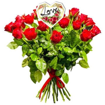 Букет ТОППЕР длинный ПИКЕР С ДНЕМ РОЖДЕНИЯ