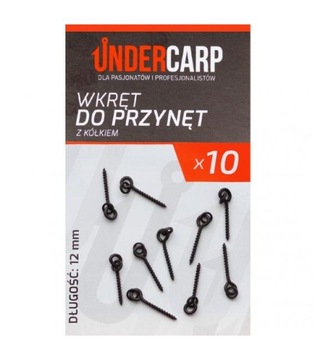 Wkręt do przynęt z kółkiem 12 mm - UNDERCARP