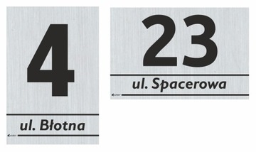 TABLICZKA ADRESOWA NA DOM |DIBOND |20x30